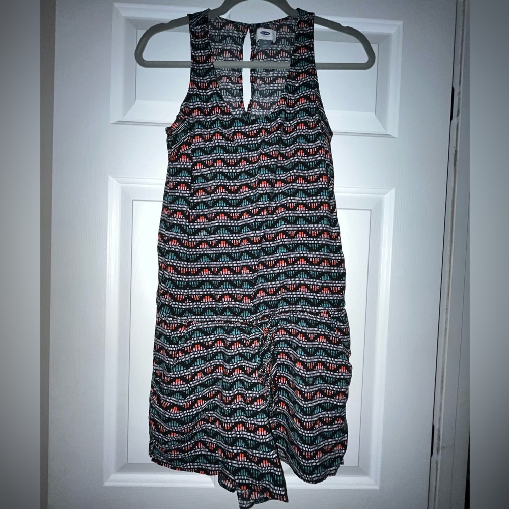 EUC Old Navy Women’s Tank Multi-print Romper (Shorts) - Sz Medium